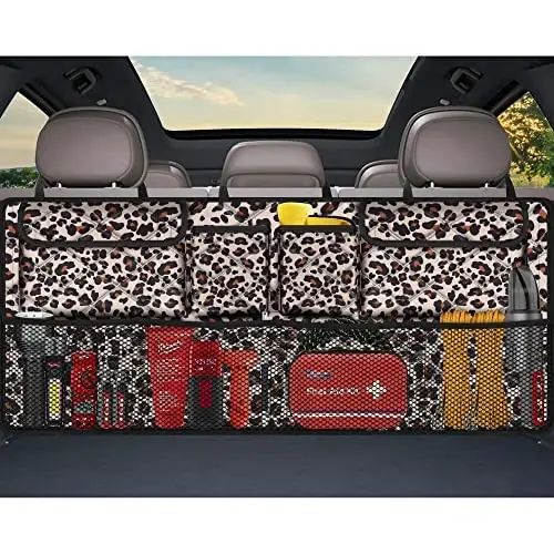 Femuar Car Trunk Organizer,Large Capacity Backseat Trunk Organizer(42