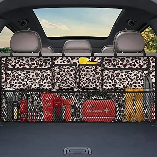 Femuar Car Trunk Organizer,Large Capacity Backseat Trunk Organizer(42