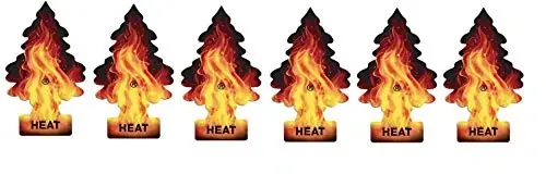 Car Freshener Heat - 6Pk - 1