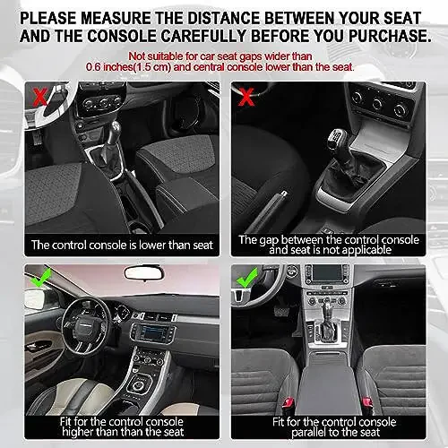 Car Seat Gap Filler Organizer, 2 Pack Multifunctional Car Seat Organizer, Auto Console Side Storage Box with Cup Holders 2 Seat Hooks for Drink, Car Organizer Front Seat for Holding Phone, Sunglasses - 5