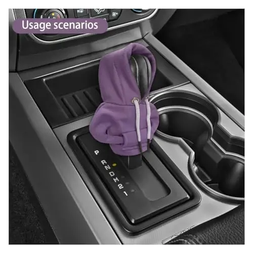 Car Gear Shift Hoodie, Fashionable Gear Shift Knob Cover, Mini Hoodie for Auto Shifter, Auto Interior Cute Gadgets, Universal Car Decoration Accessories - 6