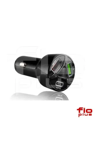 Araç Çakmaklık Şarjı 2 Usb + 20w Pd Şarj Çıkışlı Hızlı Şarj Destekli 55w - FİOPLUS (1)