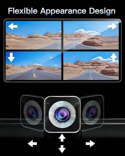 Portable Wireless CarPlay Touchscreen for Car: 4K Apple Carplay & Android Auto Car Play Screen with 4K Dash Cam/1080p Rear Camera/GPS Navigation/Bluetooth/Mirror Link/AirPlay (Obsidian Black-10IN) - 5