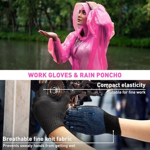 Car Roadside Emergency Kit with Jumper Cables, Car First Aid Kit Emergency Kit for Vehicles, Car Safety Roadside Assistance Kit Headlamp, Tow Straps, Gloves, Essential Car Accessories for Men, Women - 4