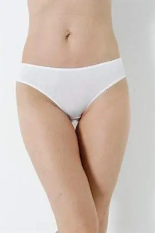 Aralash rangli 3 dona ayollar ichki kiyim slip paxta - 6