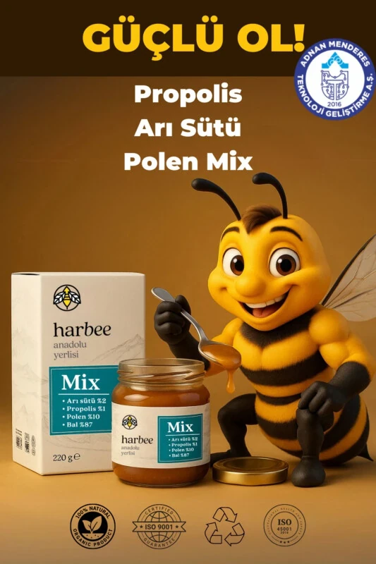 Aralashma | Asal - Propolis - Asal Sut - Polen Aralashmasi - HAR-BEE