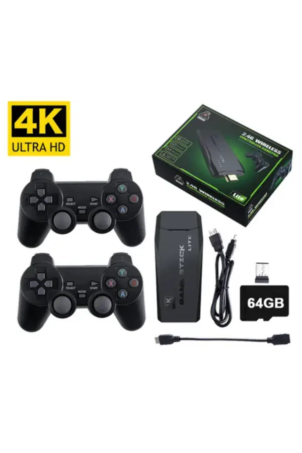 Arcade Super Konsol 20.000+ Retro O'yinlar PS1/GBC/GBA/SFC 64G 2.4g Ikkita Simsiz Djoystik - 3