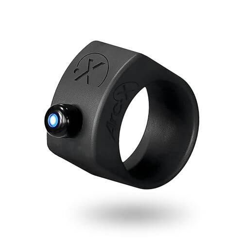 ArcX Bluetooth Smart Ring Remote Control - Waterproof, Super Light, Multi-Function Wearable Technology for The Ultimate Hands Free Control of Any Device - 1