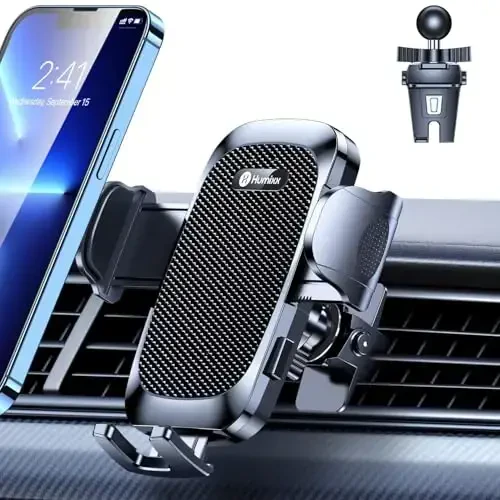 AREDAN Avtomobil uchun telefon ushlagichi [Harbiy darajadagi super so'rg'ich] Universal qo'lsiz telefon ushlagichi iPhone 16 Pro Max Plus Samsung barcha telefonlar va avtomobillar uchun panel oynasi shamollatish teshigi uchun - 1