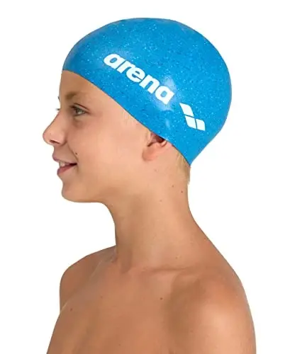 Arena Classic Junior Silicone Qizlar va o'g'il bolalar uchun unisex suzish shapkasi Qulay, bardoshli bolalar uchun hovuzda cho'milish shapkasi, bir o'lcham - 4