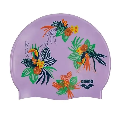 Arena Classic Junior Silicone Qizlar va o'g'il bolalar uchun Unisex suzish shapkasi Qulay Chidamli Bolalar havzasi uchun cho'milish shapkasi, Bir o'lcham - 1