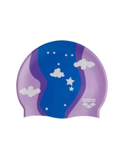 Arena Classic Junior Silicone Unisex Swim Cap for Girls and Boys Comfortable Durable Kids’ Pool Bathing Cap, One Size - 1