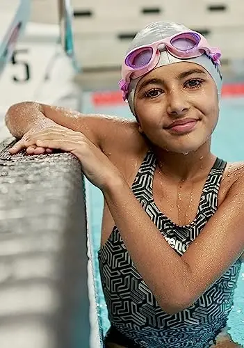 Arena Classic Junior Silicone Unisex Swim Cap for Girls and Boys Comfortable Durable Kids’ Pool Bathing Cap, One Size - 5