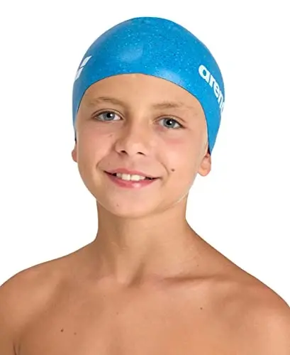 Arena Classic Junior Silicone Unisex Swim Cap for Girls and Boys Comfortable Durable Kids’ Pool Bathing Cap, One Size - 3