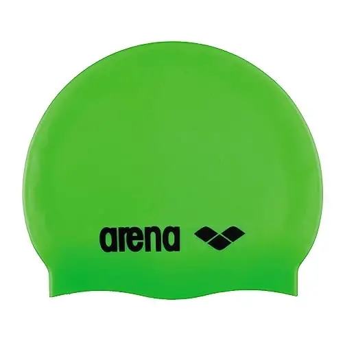 Arena Classic Junior Silicone Unisex Swim Cap for Girls and Boys Comfortable Durable Kids’ Pool Bathing Cap, One Size - 1