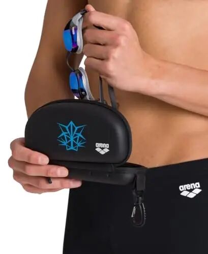 Arena Unisex Swim Goggle Case For Swimming Goggles, Protective Hardcover Carrying Case With Clip, Multiple Colors - 4