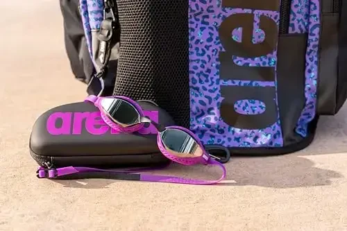 Arena Unisex Swim Goggle Case For Swimming Goggles, Protective Hardcover Carrying Case With Clip, Multiple Colors - 4