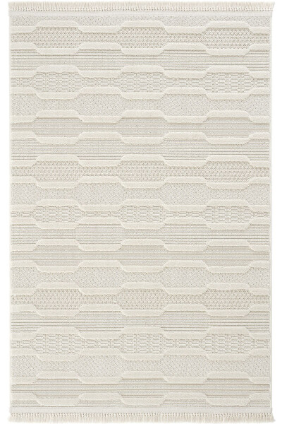 Ares 8801 Scandinavian Rug Living Room Rug Cream Rug Corridor Rug Cut Rug Runner Living Room Rug - 10