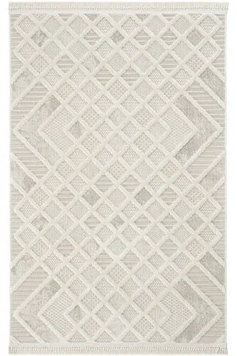Ares 8802 Cream Carpet Scandinavian Carpet Living Room Carpet Corridor Carpet Cut Carpet Runner Living Room Carpet - COOL HALI