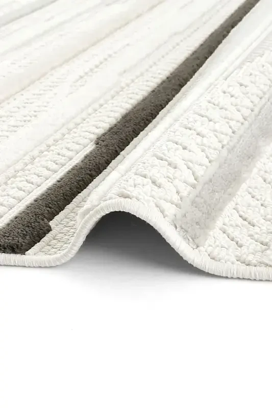 Ares 8803 Scandinavian Carpet Living Room Rug Beige Carpet Hallway Cut Rug Runner Living Room Carpet-Beige 2 - 1