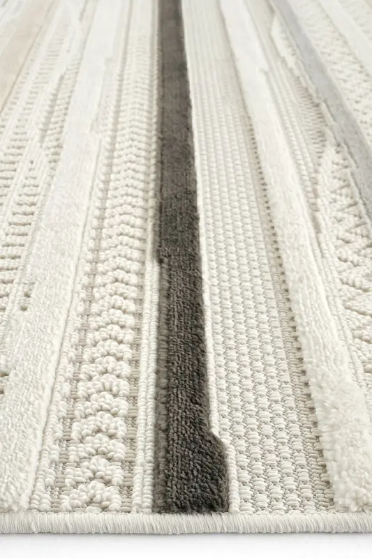 Ares 8803 Scandinavian Carpet Living Room Rug Beige Carpet Hallway Cut Rug Runner Living Room Carpet-Beige 2 - 2
