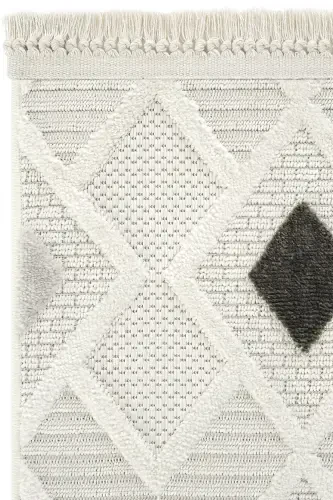 Ares 8804 Grey Carpet Living Room Bohemian Carpet Hallway Carpet Cut Carpet Runner Living Room Carpet-Grey - 4