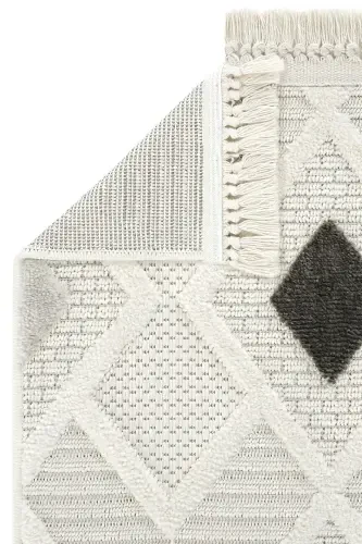 Ares 8804 Grey Carpet Living Room Bohemian Carpet Hallway Carpet Cut Carpet Runner Living Room Carpet-Grey - 5