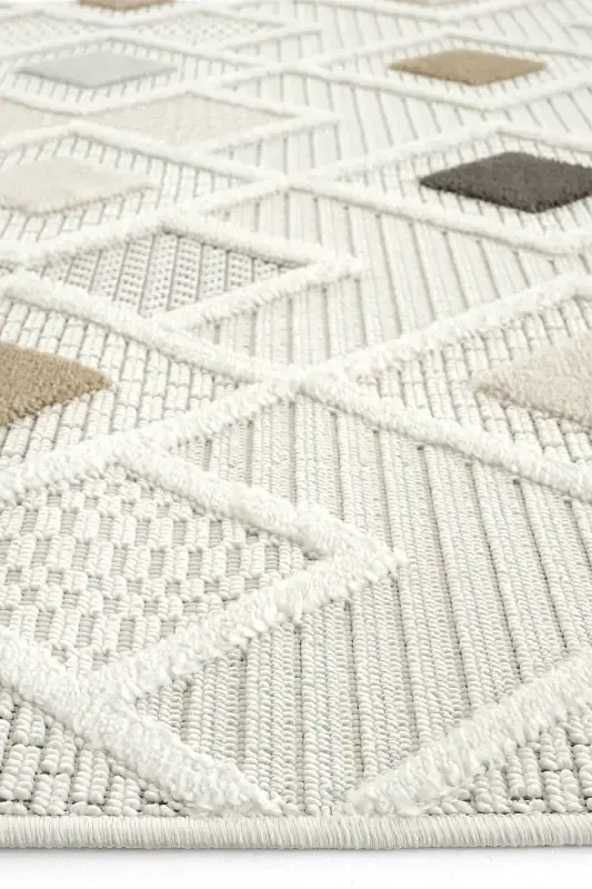 Ares 8804 Grey Carpet Living Room Bohemian Carpet Hallway Carpet Cut Carpet Runner Living Room Carpet-Grey - 7