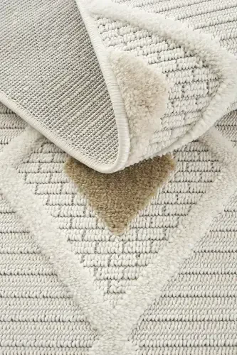 Ares 8804 Grey Carpet Living Room Bohemian Carpet Hallway Carpet Cut Carpet Runner Living Room Carpet-Grey - 8