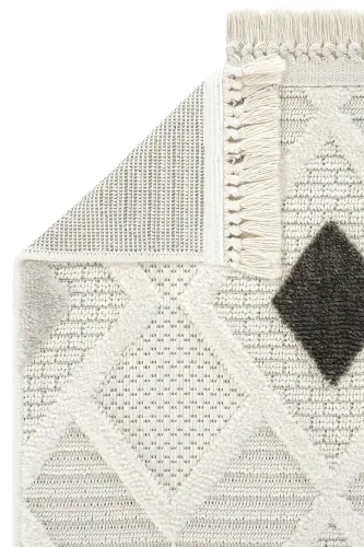 Ares 8804 Grey Carpet Living Room Bohemian Carpet Hallway Carpet Cut Carpet Runner Living Room Carpet-Grey - 13