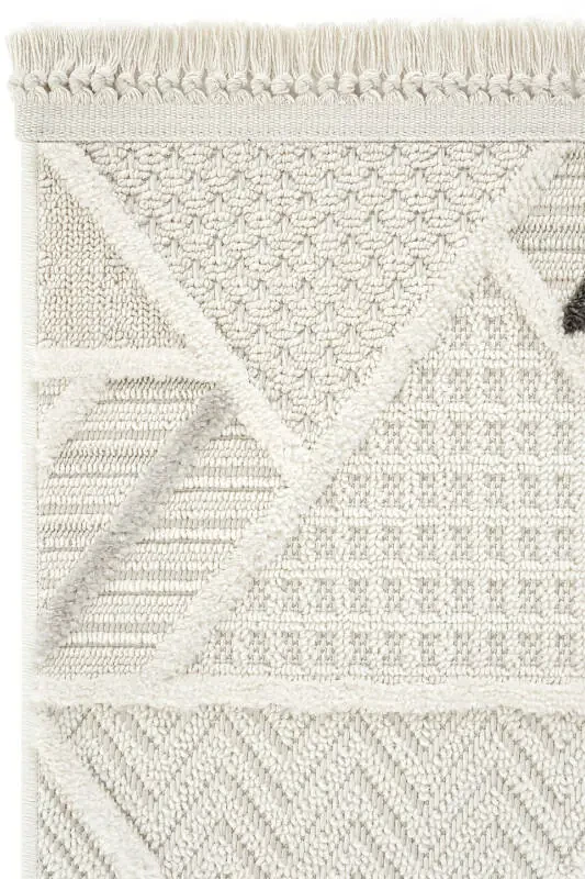 Ares 8805 Богемский Ковер Гостиная Ковер Кремовый Ковер Коридорный Ковер Резанный Ковер Дорожка Гостиная Ковер - 5