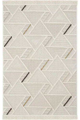 Ares 8805 Bohemian Rug Living Room Rug Cream Rug Corridor Rug Cut Rug Runner Living Room Rug - COOL HALI