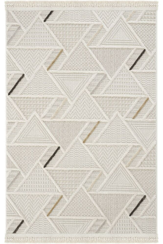 Ares 8805 Bohemian Rug Living Room Rug Cream Rug Corridor Rug Cut Rug Runner Living Room Rug 
