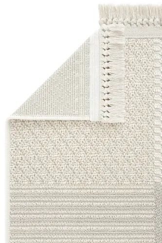 Ares 8806 Beige Carpet Living Room Rug Patchwork Rug Hallway Carpet Cut Rug Runner Living Room Rug-Beige - 6