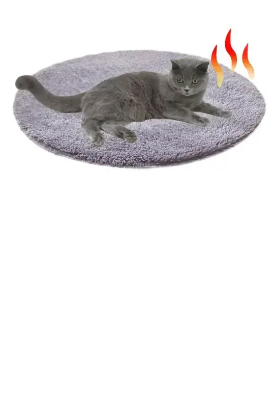 Ares Cat Bed Plush Pet Bed Cat Nest Mat Cat Cushion Kennel-Gray1 - 4