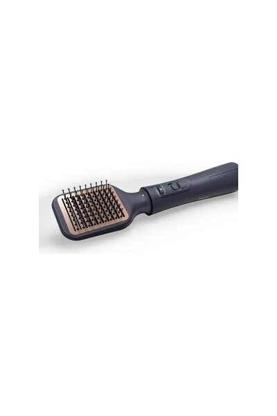 Argan Yağlı Çok Fonksiyonlu Saç Şekillendirici Tarak, Lacivert ,Thermo Brush başlık - PHILIPS