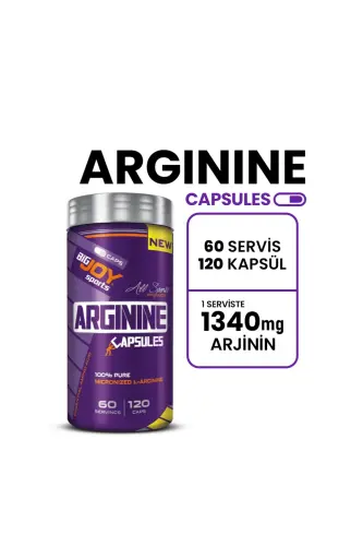 Arginin 120 Kapsula Mikronlashgan L-arginin Aminokislotasi - BIGJOY (1)