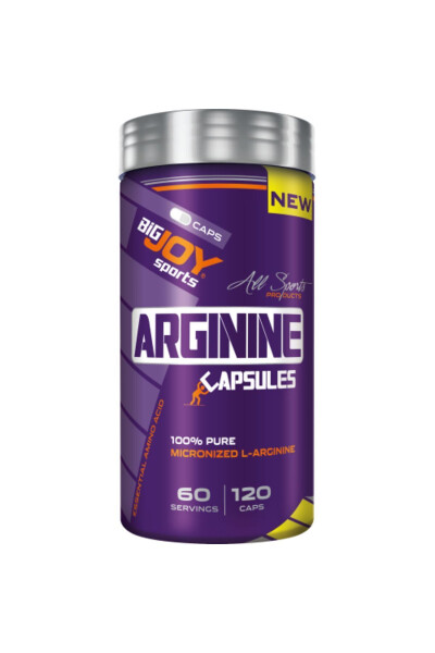 Arginine 120 Capsules Micronized L-arginine Amino Acid - 1