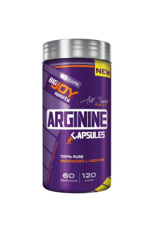 Arginine 120 Capsules Micronized L-arginine Amino Acid - 1