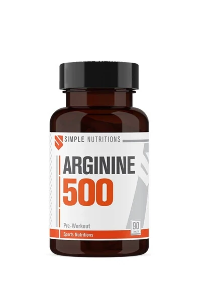 Arginine 500 Mg (L-ARGININE) 90 Tablets - SIMPLE NUTRITIONS