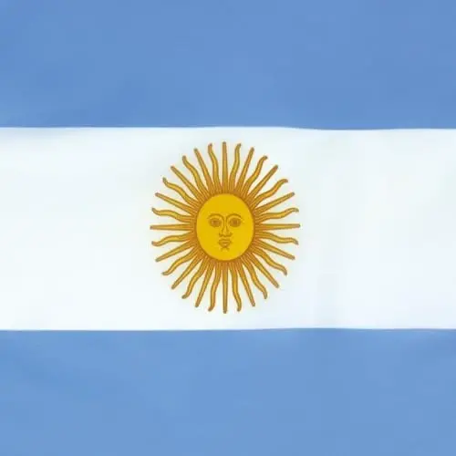 Argentina NAUTICAL Flag 18'' x 12'' - Argentine flags 30 x 45 cm. - Banner 12x18 in for boat - AZ FLAG - 3