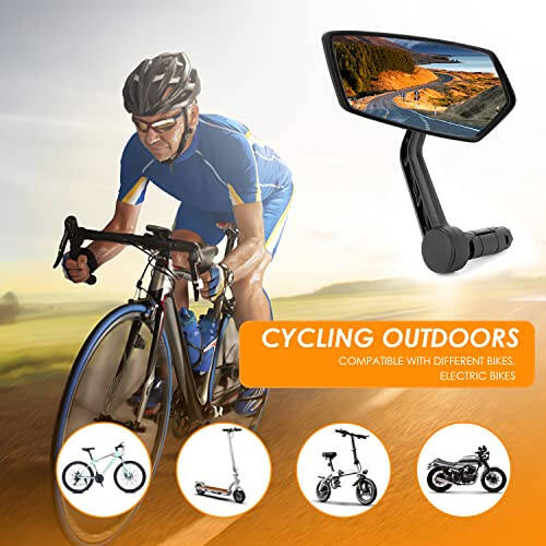 Arkham Bike Mirror for 0.59-0.65
