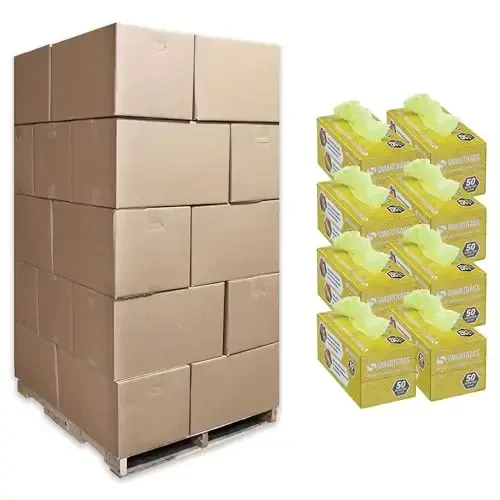 Arkwright Smart Rags in Box - (Pallet of 14400) Lint Free Microfiber Cleaning Cloth, Scratch & Streak-Free, Dispensable Wash Towels for Cars, Window Glass, and Auto Shop, 12 x 12 in, Yellow - 1