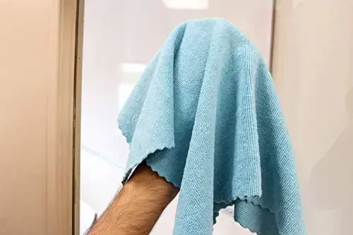 Arkwright SmartEdge Microfiber Tozalash Matolari - (12 dona) Qalin Qirrasiz Idish Quritish Sochig'i Avtomobil, Jilolash, Yuvish va Avto Detallashtirish uchun, 16 x 16 dyuym, Moviy - 5