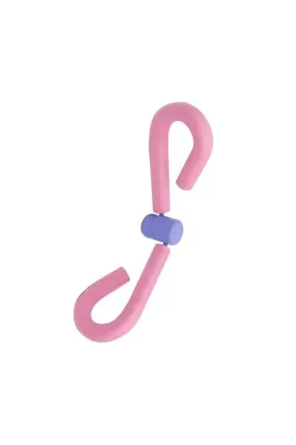 Arm leg hip tightening slimming and thinning tool fitness yoga pilates butterfly exercise equipment-Pink - 7