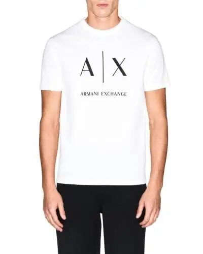 Armani Exchange Cotton Jersey Ax Slim Tee - Armani