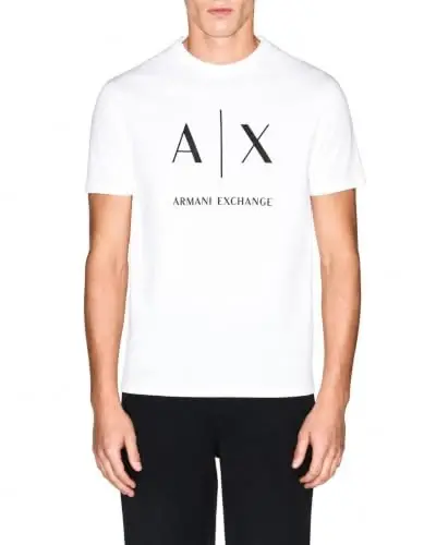 Armani Exchange Cotton Jersey Ax Slim Tee - 1
