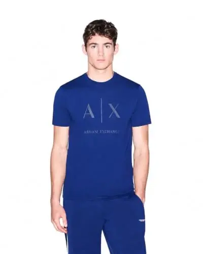 Armani Exchange Cotton Jersey Ax Slim Tee - 1
