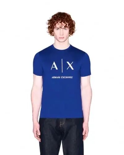 Armani Exchange Cotton Jersey Ax Slim Tee - Armani