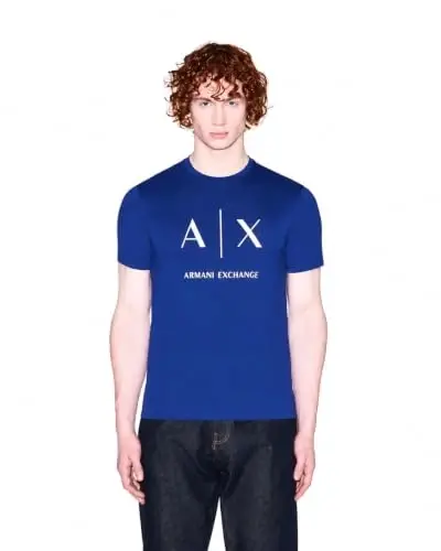Armani Exchange Cotton Jersey Ax Slim Tee - 1